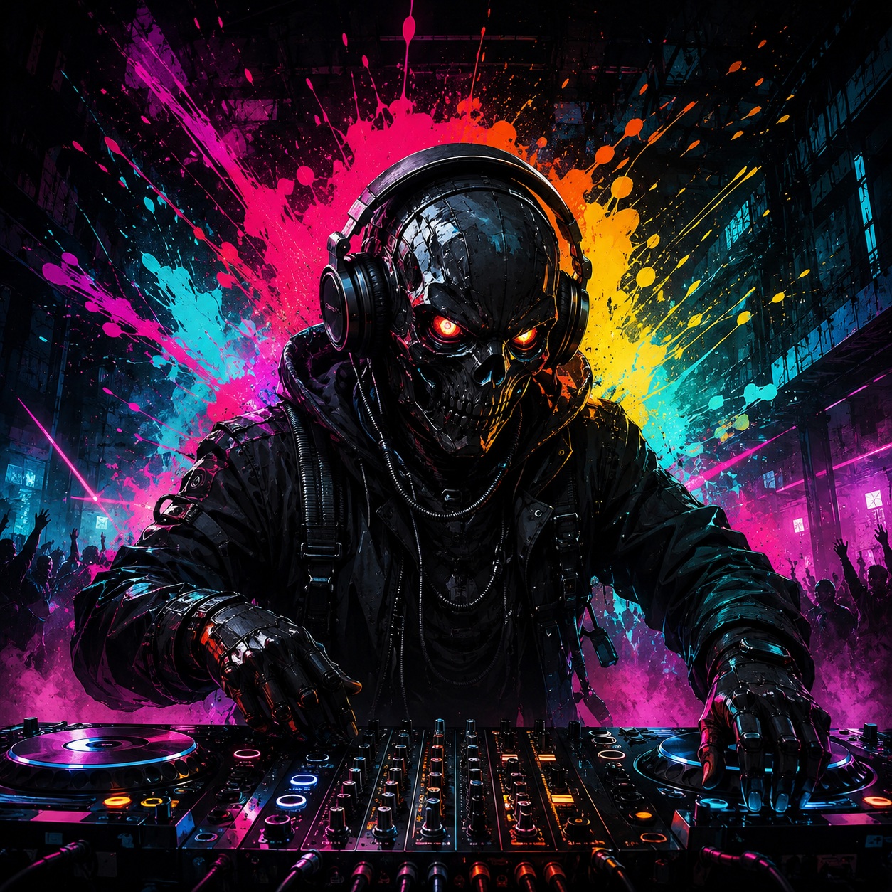 Cyber Skull poster